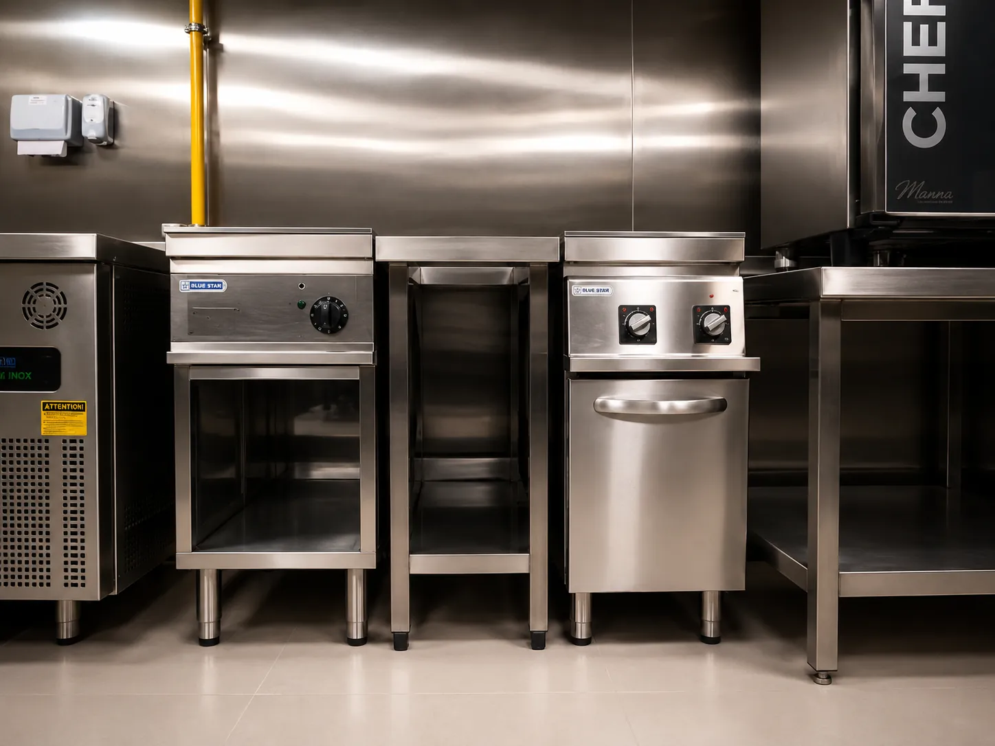 Royal Express DIP facility — Equipment Lineup · Ranges & Chillers